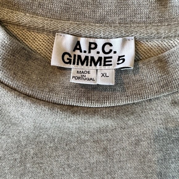 APC Crewneck with Graphic – XL (Grey with Blue Graphics) - Picture 4 of 6